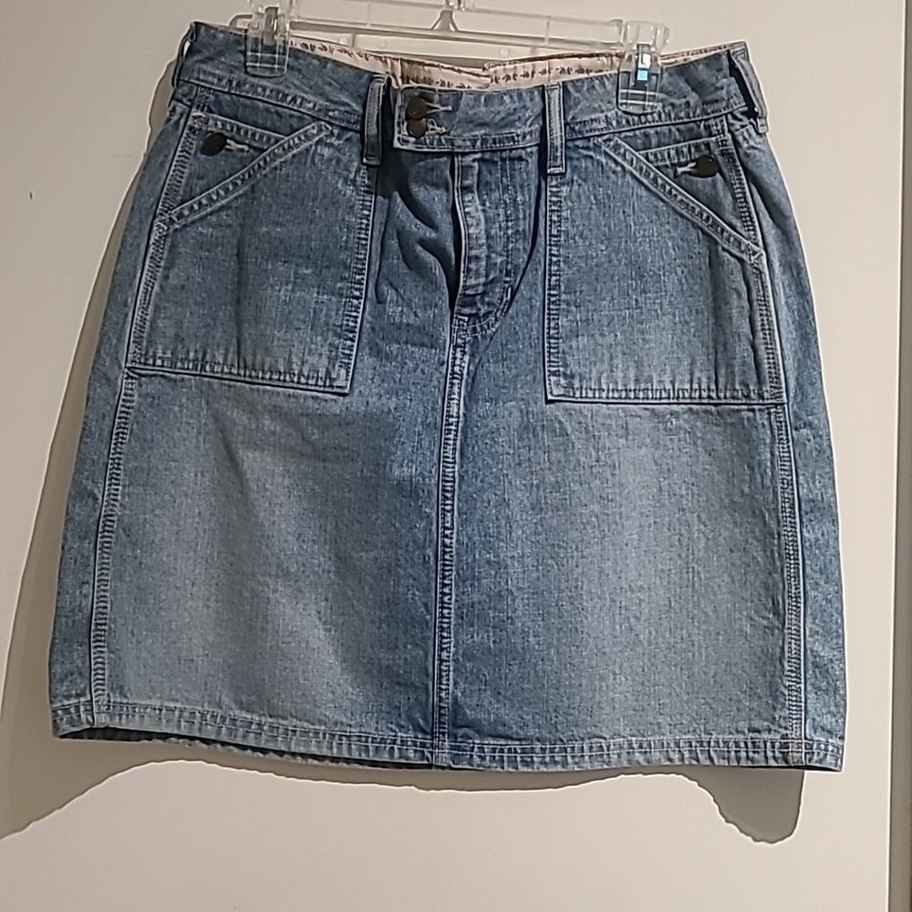 Bass jean skirt
